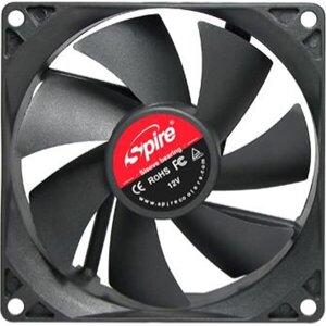 SPIRE DC FAN 90X90X25MM 12V 3 PIN SLEEVE BEARING