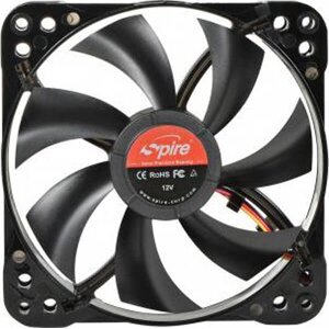 SPIRE DC FAN 12V 120X120X30MM 3PIN MOLEX X2 NANO-TECH BEARING