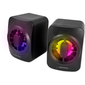 ESPERANZA EGS104 USB SPEAKERS 2.0 LED RAINBOW SAKARA