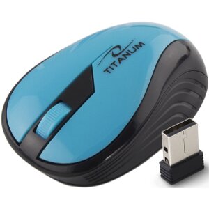 ESPERANZA TM114T TITANUM WIRELESS OPTICAL MOUSE 2.4GHZ 3D USB RAINBOW TURQUISE