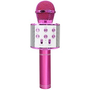 FOREVER BMS-300 MICROPHONE WITH BLUETOOTH SPEAKER PINK
