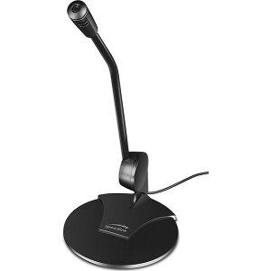 SPEEDLINK SL-8702-BK PURE DESKTOP VOICE MICROPHONE BLACK