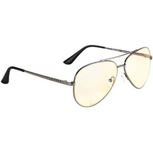 GAMING GLASSES GUNNAR MAVERICK GUNMETAL LIQUET SILVER