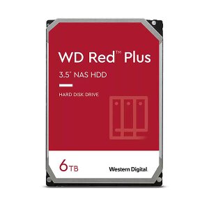 HDD WESTERN DIGITAL WD60EFPX RED PLUS NAS 6TB 3.5'' SATA3