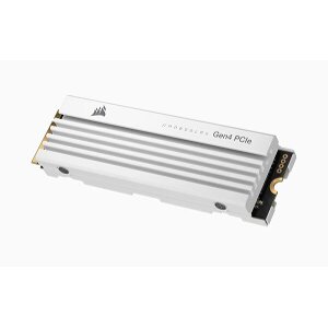 SSD CORSAIR CSSD-F4000GBMP600PLPW MP600 PRO LPX 4TB M.2 NVME PCIE GEN4 X4 WHITE PS5 COMPATIBLE