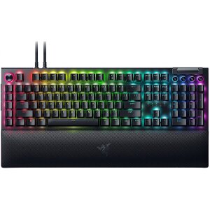 RAZER BLACKWIDOW V4 PRO - GAMING MECHANICAL RGB KEYBOARD - GREEN CLICKY SWITCHES - MACROS