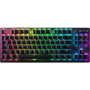 RAZER DEATHSTALKER V2 PRO TKL - WIRELESS - LOW PROFILE - LINEAR RED - OPTICAL SWITCHES - RGB