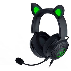 RAZER KRAKEN KITTY V2 PRO - BLACK - RGB - USB 7.1 GAMING HEADSET - KITTY, BEAR, BUNNY EARS