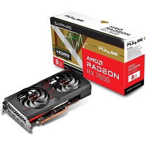 VGA SAPPHIRE AMD RADEON RX7600 PULSE GAMING 8GB HDMI/3XDP GDDR6 RETAIL