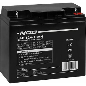 NOD LAB 12V18AH REPLACEMENT BATTERY