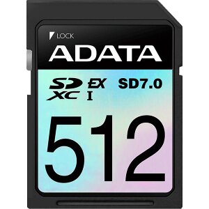 ADATA ASD512GEX3L1-C PREMIER EXTREME 512GB SDXC PCIE GEN3 X1 SD 7.0 U3 V30