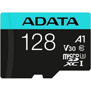 ADATA AUSDX128GUI3V30SA2-RA1 PREMIER PRO 128GB MICRO SDXC U3 V30 A2 WITH ADAPTER