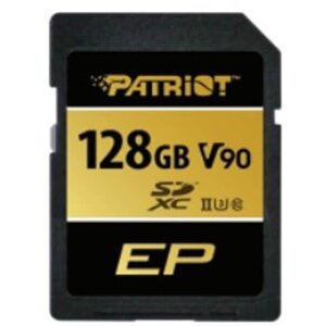 PATRIOT PEF128GEP92SDX EP SERIES 128GB SDXC UHS-II U3 V90 CLASS 10