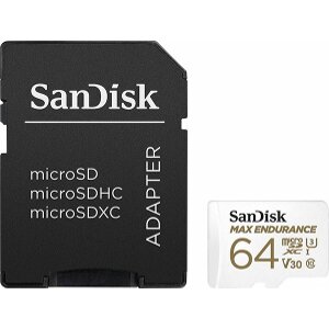 SANDISK SDSQQVR-064G-GN6IA MAX ENDURANCE 64GB MICRO SDXC U3 V3