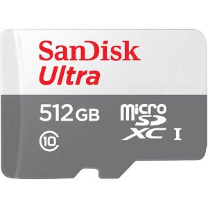 SANDISK SDSQUNR-512G-GN3MN ULTRA 512GB MICRO SDXC UHS-I CLASS 10
