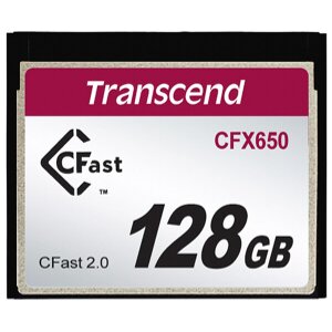 TRANSCEND TS128GCFX650 CFX650 128GB CFAST 2.0 COMPACT FLASH MLC NAND