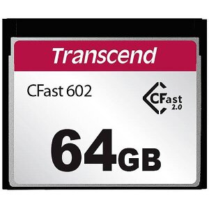 TRANSCEND TS64GCFX602 CFX602 64GB CFAST 2.0 COMPACT FLASH MLC NAND