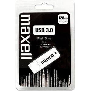 MAXELL USB 128GB 3.0 WHITE