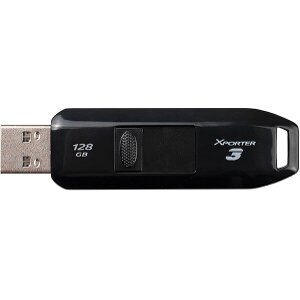 PATRIOT PSF128GX3B3U XPORTER 3 128GB USB 3.2 SLIDER FLASH DRIVE