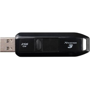 PATRIOT PSF256GX3B3U XPORTER 3 256GB USB 3.2 SLIDER FLASH DRIVE