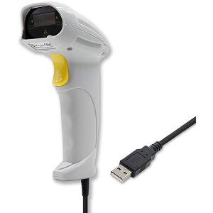 QOLTEC LASER SCANNER 1D USB WHITE