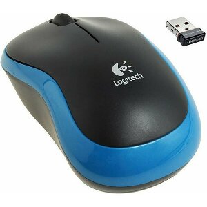 LOGITECH 910-002236 M185 WIRELESS MOUSE BLUE