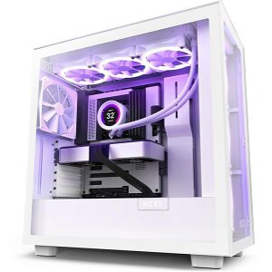CASE NZXT H7 ELITE RGB MIDI TOWER WHITE WINDOW