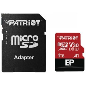 PATRIOT PEF1TBEP31MCX EP SERIES 1TB MICRO SDXC V30 A1 CLASS 10 WITH SD ADAPTER