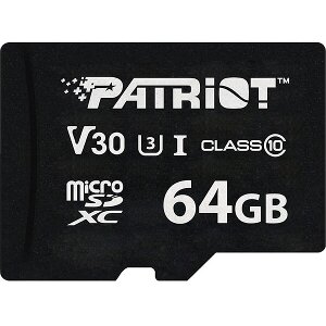 PATRIOT PSF64GVX31MCX VX SERIES 64GB MICRO SDXC V30 U3 CLASS 10