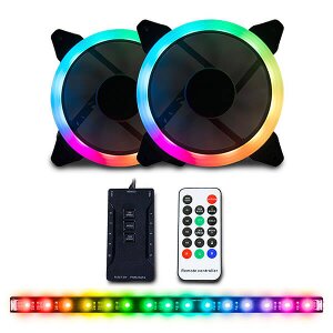 SUPERCASE COMBO RGB FAN LIGHTING KIT