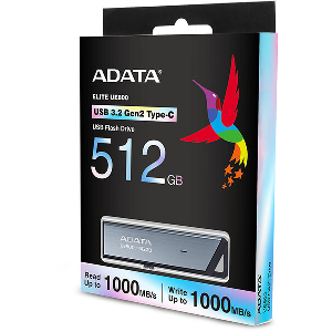 ADATA AELI-UE800-512G-CSG UE800 512GB USB 3.2 GEN 2 TYPE-C FLASH DRIVE