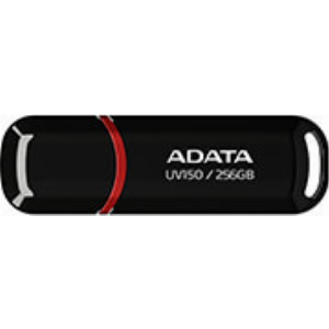ADATA AUV150-256G-RBK DASHDRIVE UV150 256GB USB 3.2 FLASH DRIVE BLACK