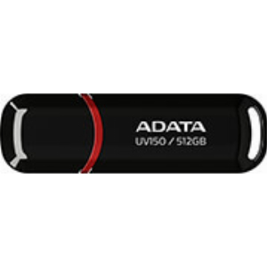 ADATA AUV150-512G-RBK DASHDRIVE UV150 512GB USB 3.2 FLASH DRIVE BLACK