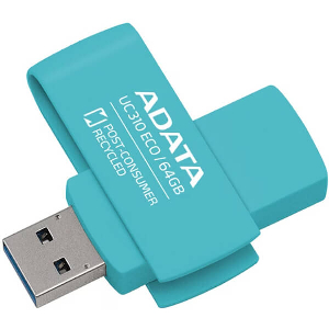 ADATA UC310E-64G-RGN UC310 64GB USB 3.2 FLASH DRIVE GREEN