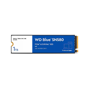 SSD WESTERN DIGITAL WDS100T3B0E BLUE SN580 1TB NVME M.2 2280 PCIE GEN4 X4