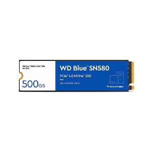 SSD WESTERN DIGITAL WDS500G3B0E BLUE SN580 500GB NVME M.2 2280 PCIE GEN4 X4