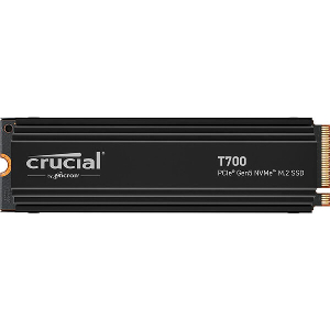 SSD CRUCIAL CT1000T700SSD5 T700 1TB M.2 2280 NVME PCIE GEN 5.0 X 4 WITH HEATSINK