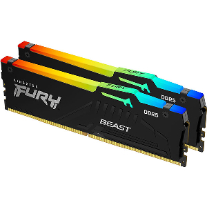 RAM KINGSTON KF552C36BBEAK2-64 FURY BEAST RGB 64GB (2X32GB) DDR5 5200MHZ CL40 AMD EXPO DUAL KIT