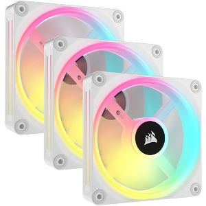 CORSAIR CO-9051006-WW QX120 ICUE LINK RGB FANS STARTER KIT 3 X 120MM WHITE WITH ICUE LINK SYSTEM HU