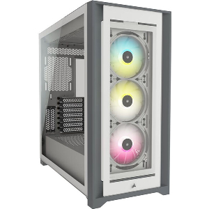 CASE CORSAIR 5000X ICUE RGB TEMPERED GLASS MID-TOWER ATX WHITE