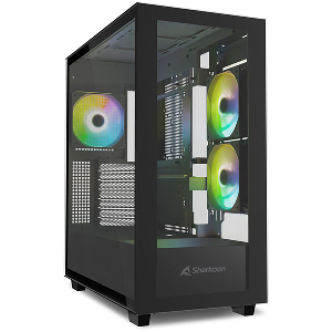 CASE SHARKOON REBEL C60 RGB ATX PC CASE BLACK