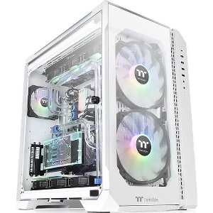 THERMALTAKE VIEW 51 ARGB 3-SIDED TEMPERED GLASS E-ATX FULL TOWER CASE SNOW EDITION