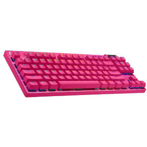 LOGITECH 920-012159 G PRO X TKL LIGHTSPEED GAMING KEYBOARD MAGENTA TACTILE