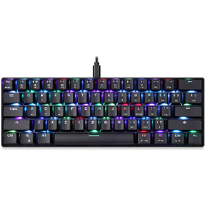 ΠΛΗΚΤΡΟΛΟΓΙΟ MOTOSPEED CK61 RGB MECHANICAL GAMING KEYBOARD BLUE SWITCH