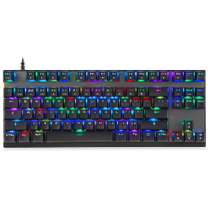 ΠΛΗΚΤΡΟΛΟΓΙΟ MOTOSPEED K82 RGB MECHANICAL GAMING KEYBOARD BLACK RED SWITCH