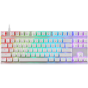 ΠΛΗΚΤΡΟΛΟΓΙΟ MOTOSPEED K82 RGB MECHANICAL GAMING KEYBOARD WHITE RED SWITCH