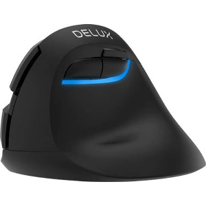 DELUX M618MINI DB WIRELESS VERTICAL MOUSE BLACK
