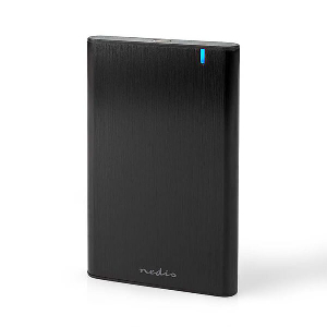 NEDIS HDDE25410BK HARD DISK ENCLOSURE 2,5'' USB 3.1 GEN 1 ALUMINIUM