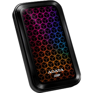 ADATA ASE770G-512GU32G2-CBK PORTABLE SSD SE770G RGB 512GB USB3.2 GEN 2 / TYPE-C