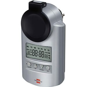 BRENNENSTUHL 1507490 PRIMERA LINE DIGITAL WEEKLY TIMER DT IP44 SILVER